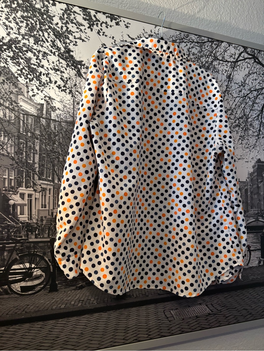 Cold Water Creek Polka Dot BlouseButton Front Top Women's Size XL/16 - Picture 6 of 6